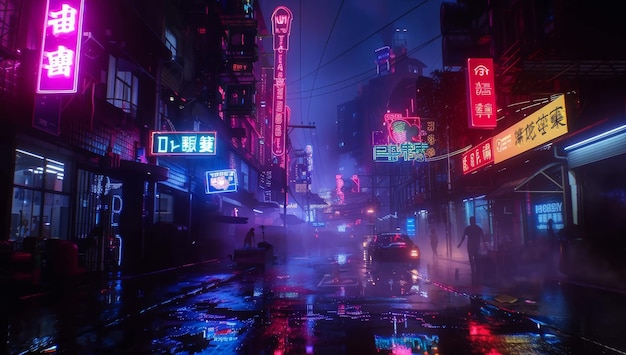 Shadow City Serenade Echoes of Cyberpunk Nights