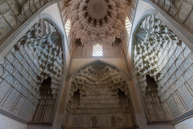 The Shahi Zinda Memorial Complex in Samarkand Uzbekistan