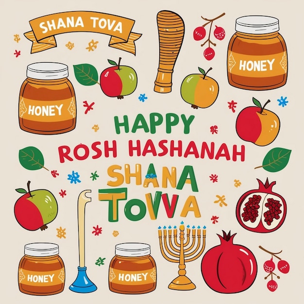 Shana Tova Greeting Card Set