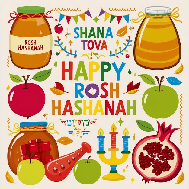 Photo shana tova greeting card set