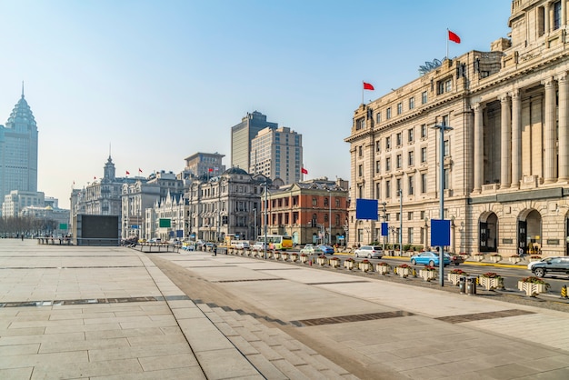 Shanghai Bund old building landscape