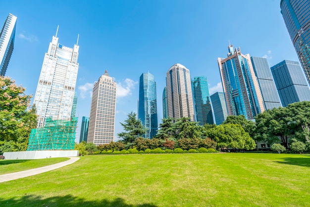 Shanghai Lujiazui financial district skyscrapers