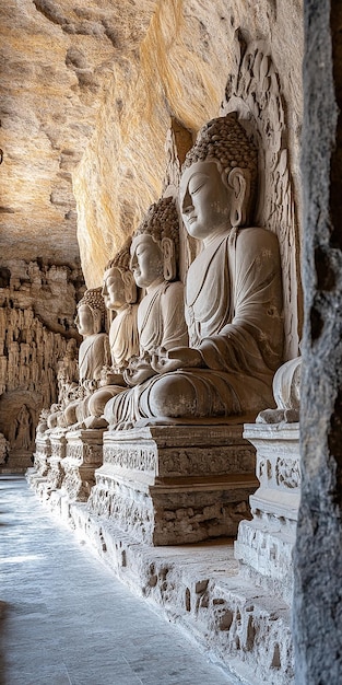 Shanxi Yungang Grottoes Super Real Scene