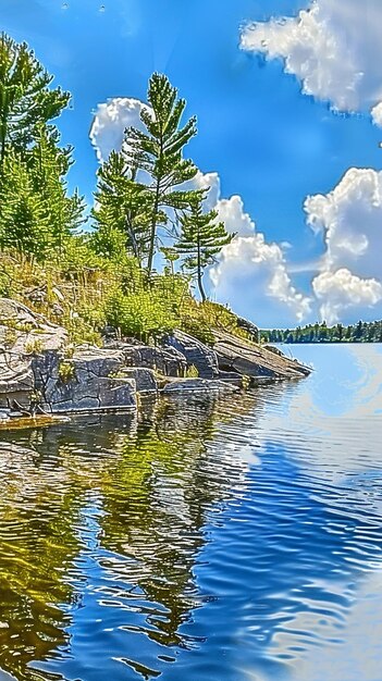 Photo sharbot lake provincial park ontario canada