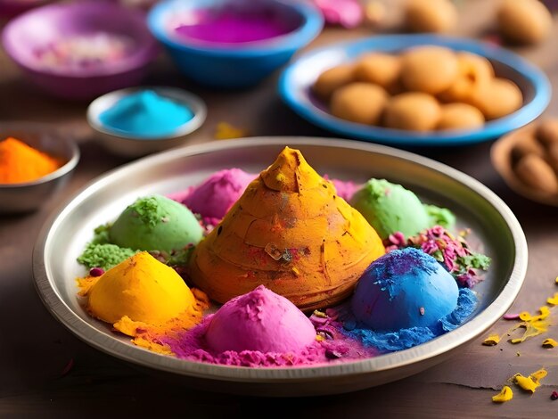 Photo share or create recipes inspired by holi exploring traditional sweets and dishes enjoyed during the festival and write about the significance of these culinary delights