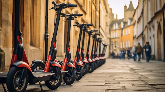 Shared electric Scooters