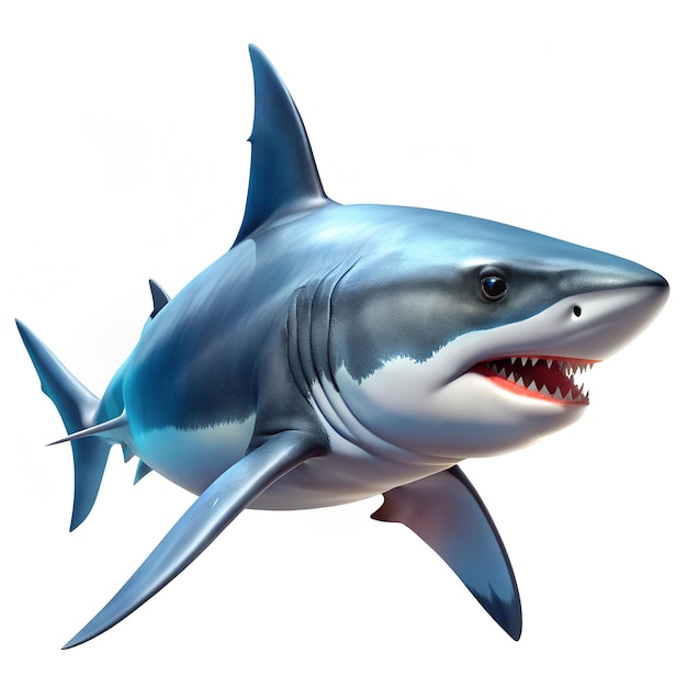 shark isolated image white background