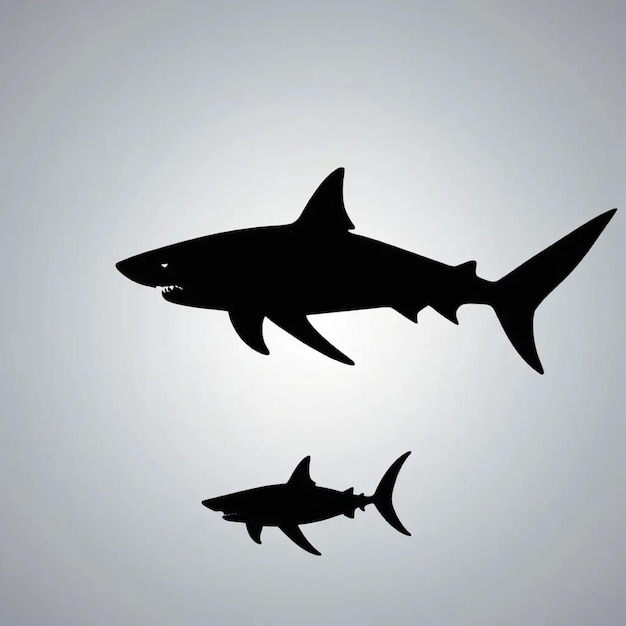 a shark shark and shark shark are shown in a picture