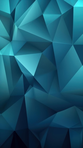 Sharp Angles in Dark Blue and Teal An Abstract Background in the Style of Dark Gray Generative AI