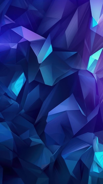 Sharp Angles Lavender and Dark Blue Abstract Background in the Style of Dark Gray and Teal Generative AI