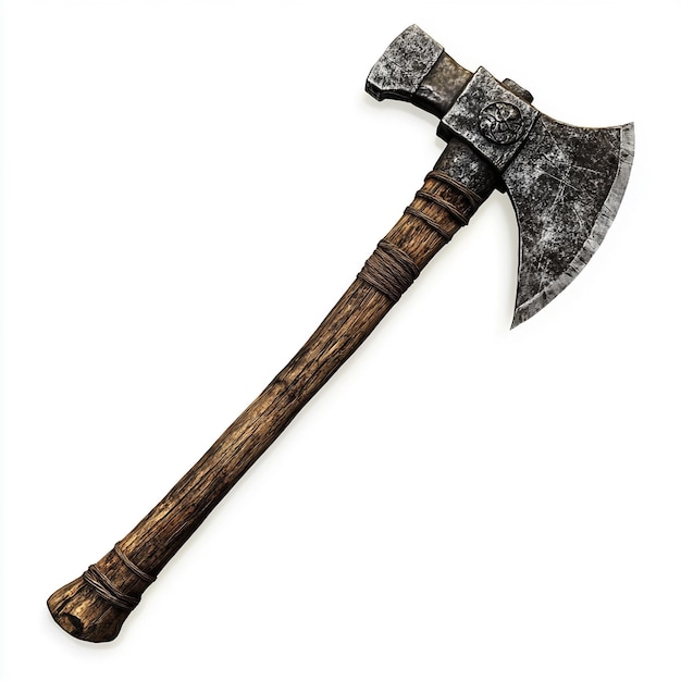 Sharp axe on flat back