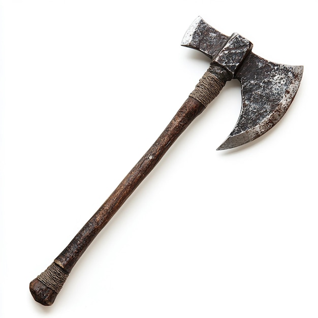 Photo sharp axe on flat back