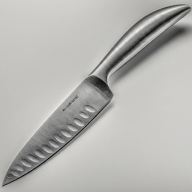 a sharp knife with the word quot sharp quot on it