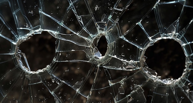 Shattered glass abstract background