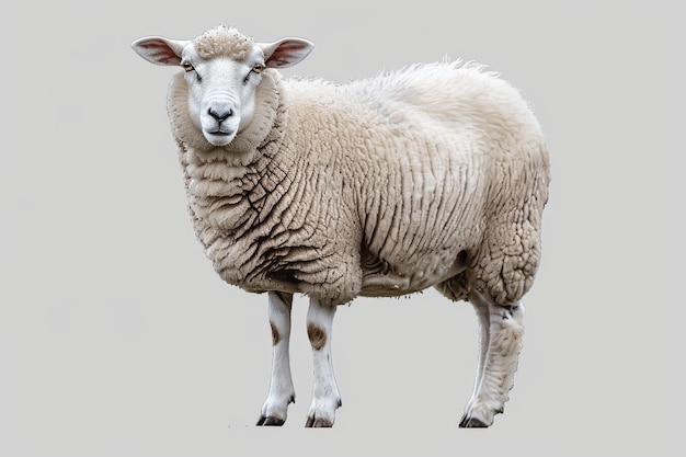 Sheep Isolated In Transparent Background