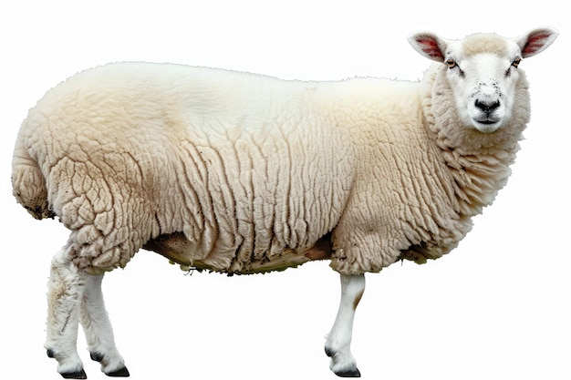 A sheep isolated on white background png