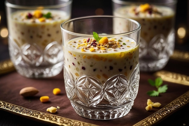 Sheer Khurma in Elegant Dessert Glasses