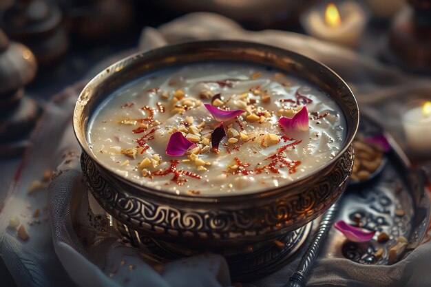 Photo sheer khurma islamic arabic food