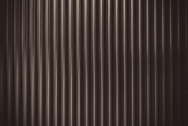 Sheet metal profile with dark brown color details