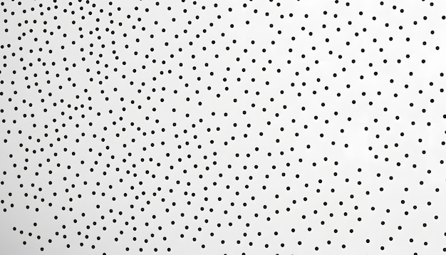 Photo a sheet of polka dot with black dots on it