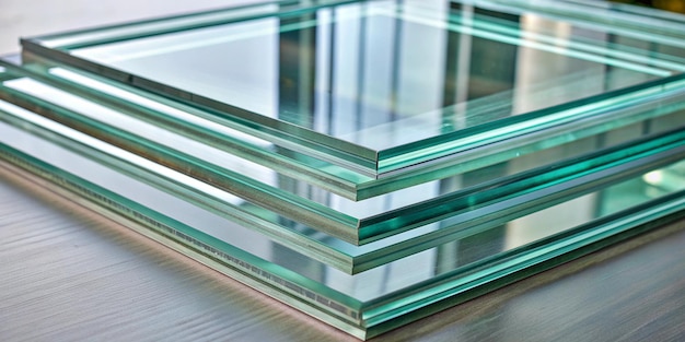 Photo sheets of tempered window glass