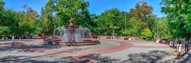 Shevchenko Park in Odessa, Ukraine