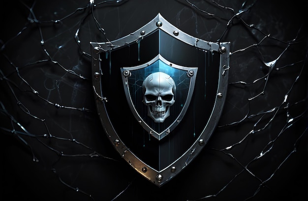 shield and padlock internet security