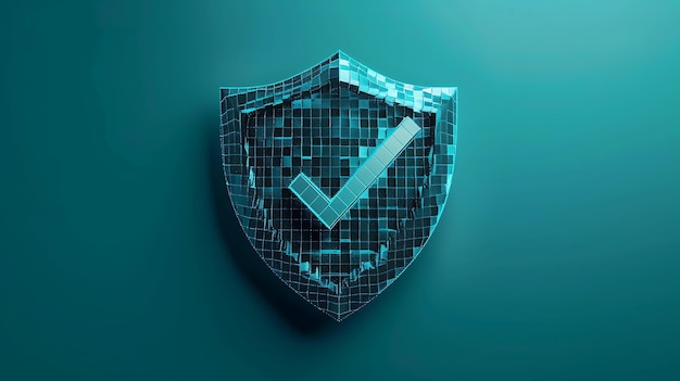 shield security protection icon safety illustration symbol emblem concept cyberspace check