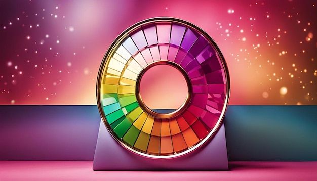 Shimmering Color Wheel