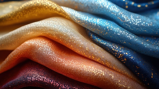 Photo shimmering fabric