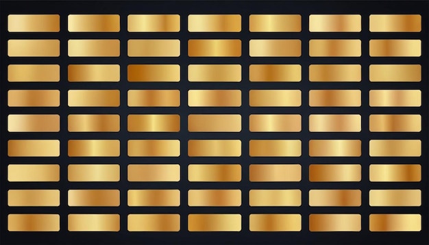 Shimmering Gold Bar Gradient Pattern on Dark Background