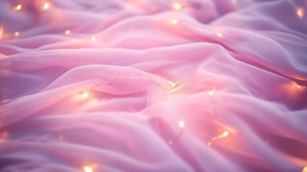 Photo shimmering satin dreams pink fabric magic