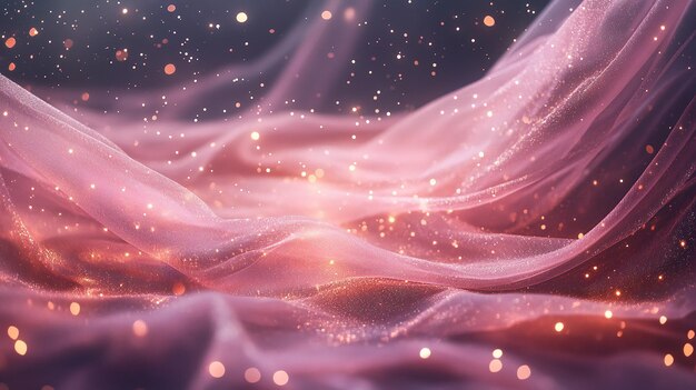 Photo shimmering satin dreams pink fabric magic