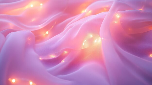 Photo shimmering satin dreams pink fabric magic