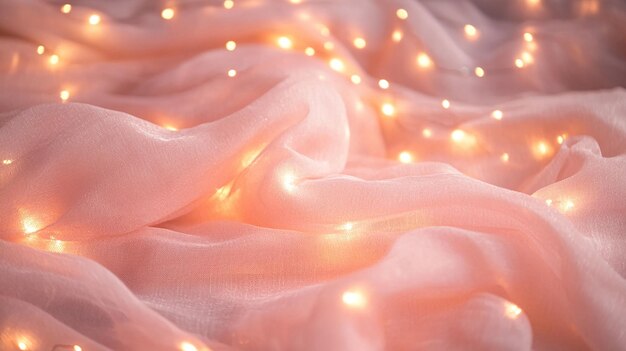 Photo shimmering satin dreams pink fabric magic