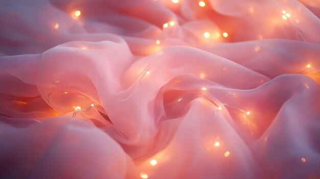 Photo shimmering satin dreams pink fabric magic