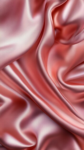 Photo shimmering silk fabric folds highly detailed texture