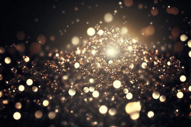 Shining and darkness defocused pearl glitter christmas abstract backgrounds