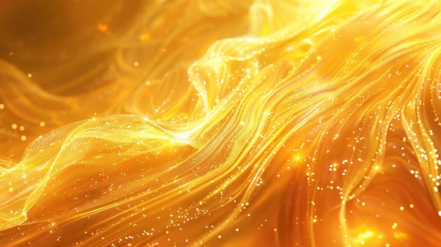 shining yellow abstract wallpaper Generate AI