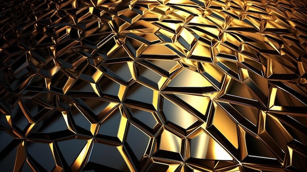 Shiny 3D Technology Geometric Pattern