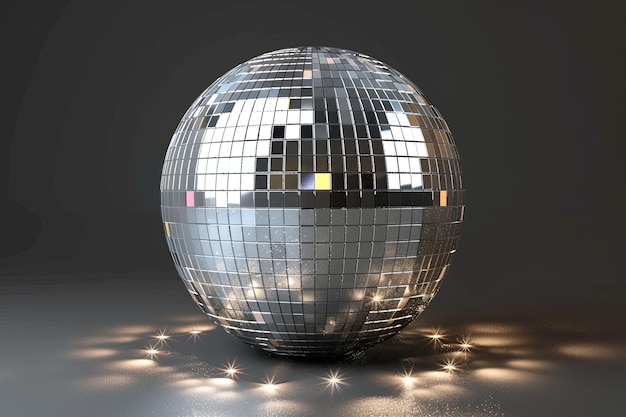 Shiny Disco Ball with Lights