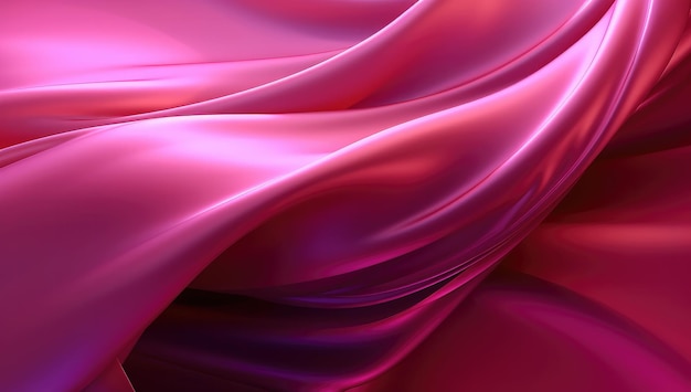 A shiny and fluid pink wavy background