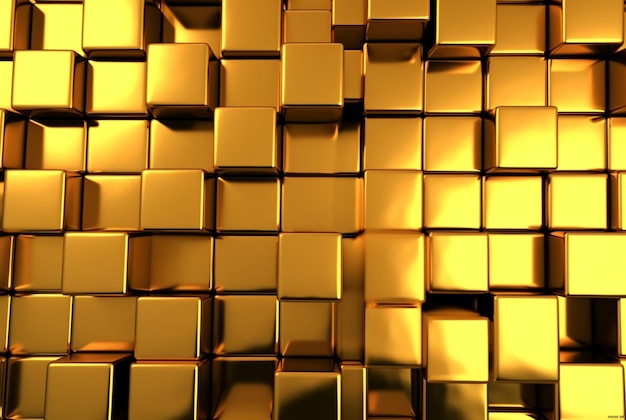 Shiny gold wall background texture generative ai