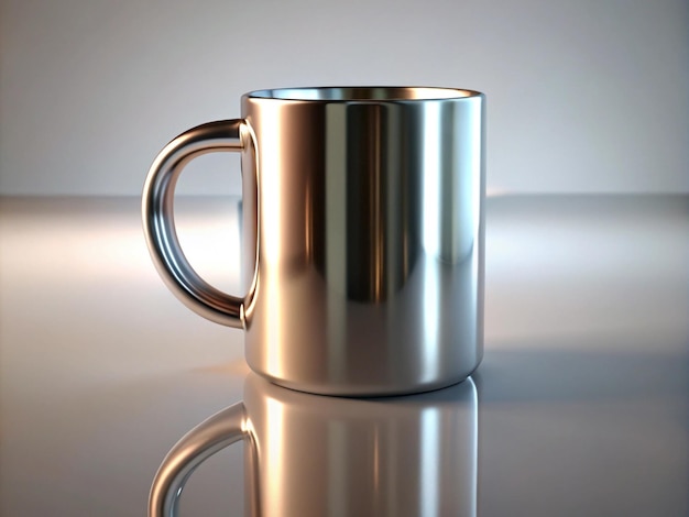 Photo shiny luxurious mug mockup image