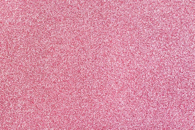 Shiny pink foamiran background with glitter