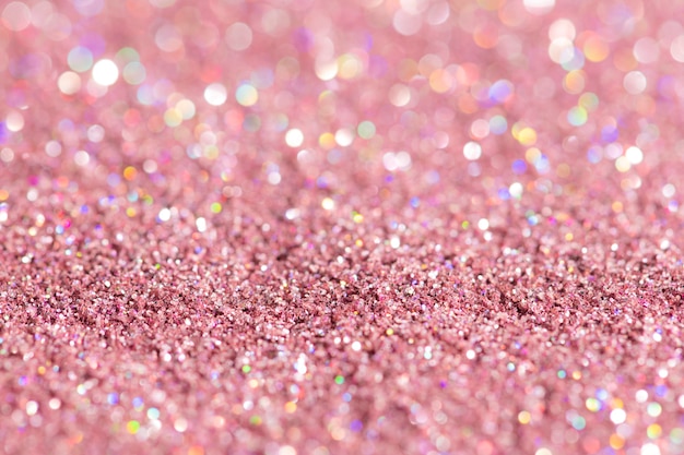 Shiny pink glitter textured background