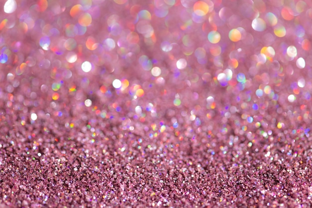 Shiny pink glitter textured background