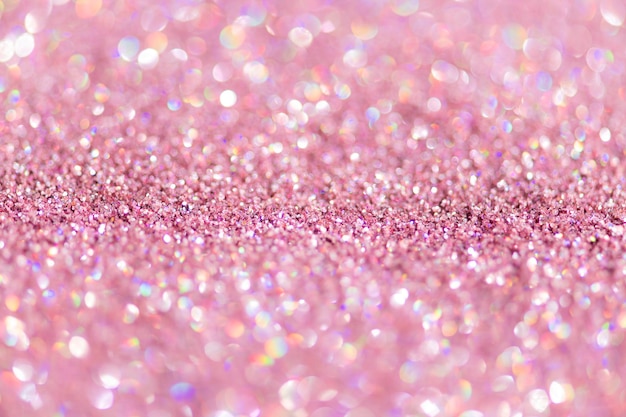 Shiny pink glitter textured background