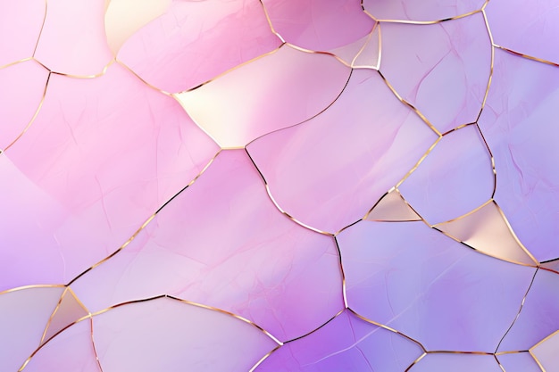 shiny pink and purple abstract wall light golden lines minimalist background pastel wallpaper