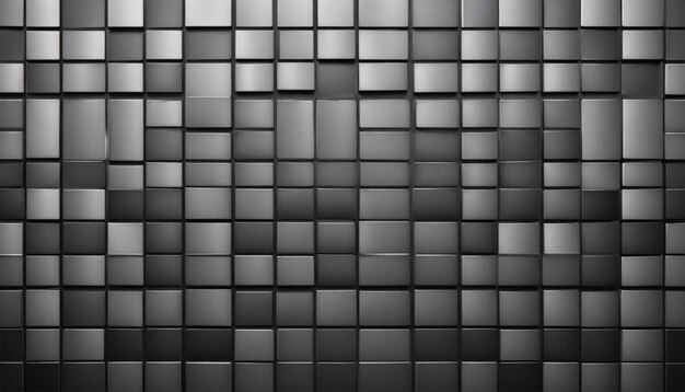 Shiny Silver Bar Grid with Gradient Effect Minimalist Metallic Texture